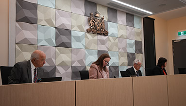 Parole determination court session in NSW